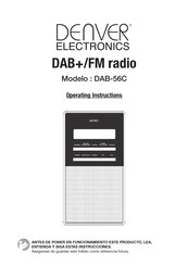 Denver Electronics DAB-56C Instrucciones De Operación