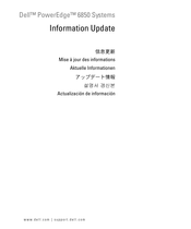 Dell PowerEdge 6850 Actualización De Información