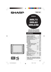 Sharp 29SL82 Manual De Operación