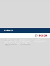 Bosch CRS 845H Instrucciones Para La Instalación