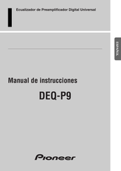 Pioneer DEQ-P9 Manual De Instrucciones