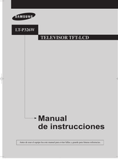 Samsung LT-P326W Manual De Instrucciones