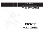 Movement BOLT PLATE LOADED PUXADA ALTA Manual Del Usuario