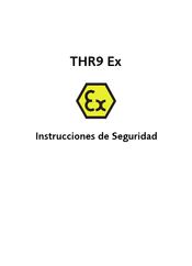 Cassidian THR9 Ex Instrucciones De Seguridad