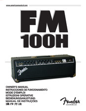 Fender FM 100H Instrucciones De Funcionamiento