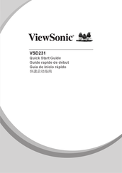 ViewSonic VSD231 Guia De Inicio Rapido