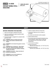 Uline H-4008 Manual Del Usuario