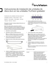 TruVision TVR 46 Instrucciones De Instalación