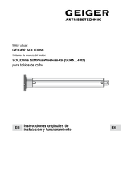 GEIGER GU45-F02 Serie Instrucciones Originales De Instalación Y Funcionamiento