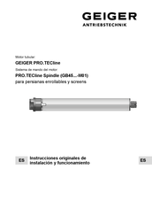 GEIGER PRO.TECline Instrucciones Originales De Instalación Y Funcionamiento