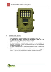 CAMARAS TRAILCAM 860c Instrucciones