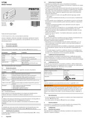 Festo VTEM Instrucciones De Operación