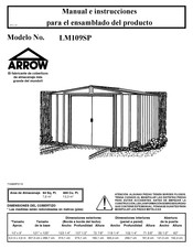 Arrow LM109SP Manual E Instrucciones Para El Ensamblado Del Producto