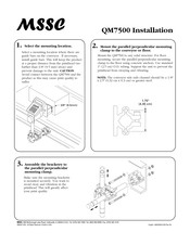 MSSC QM7500 Instalación