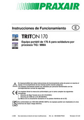 Praxair TRITON 170 DC Instrucciones De Funcionamiento