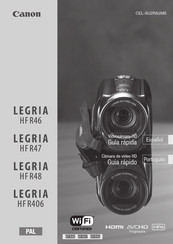 Canon LEGRIA HF R406 Guía Rápida