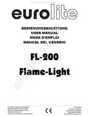 EuroLite Flame-Light FL-200 Manual Del Usuario