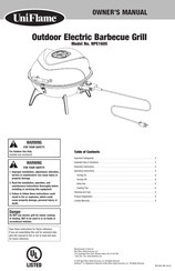 Uniflame NPE1605 Manual De Propietario