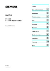 Siemens SIMATIC S7-1500 Manual De Funciones