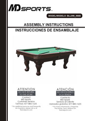 MD SPORTS BLL090-066B Instrucciones De Ensamblaje