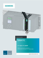 Siemens SIMATIC AI 8 U/I/R/RTD BA Manual De Producto