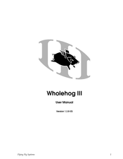 High End Systems Wholehog III Manual De Usuario