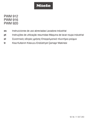 Miele PWM 920 Instrucciones De Uso Abreviadas