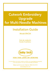 Baby Lock BNCW Guia De Instalacion