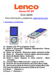 Lenco Xemio-767 BT Guía Rápida