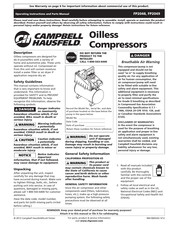 Campbell Hausfeld FP2049 Instrucciones De Operacion Y Lista De Partes
