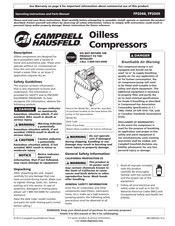 Campbell Hausfeld FP2048 Instrucciones De Operacion Y Lista De Partes