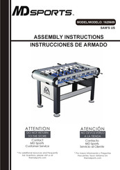 MDsports 1625609 Instrucciones De Armado