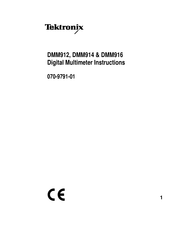 Tektronix DMM914 Manual Del Usuario