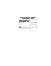 Wood-mizer IC4 Manual De Seguridad, Operación, Mantenimiento Y Piezas