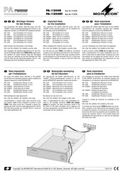 Monacor PA-1200R Manual Del Usuario