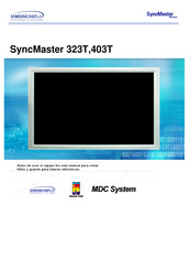 Samsung SyncMaster 403T Manual Del Usuario