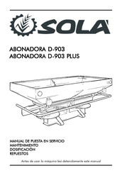 Sola D-903 Manual Del Usuario