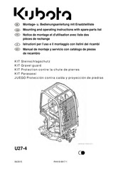 KUBOTA U27-4 Manual De Montaje Y Servicio