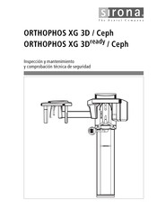 Sirona ORTHOPHOS XG 3Dready Inspección Y Mantenimiento Y Comprobacion Tecnica De Seguridad