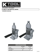 K Tool International KTI-63201 Manual Del Propietário