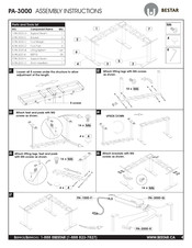 Bestar PA-3000 Instrucciones De Montaje