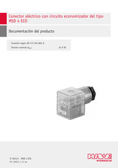 HAWE Hydraulik MSD 4 ECO Documentación Del Producto