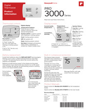 Honeywell Home PRO 3000 Serie Manual De Instrucciones