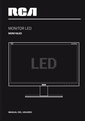 RCA MONI19LED Manual Del Usario