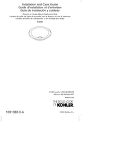 Kohler K-2298 Guía De Instalación Y Cuidado