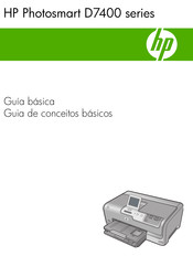 HP Photosmart D7400 Serie Guía Básica