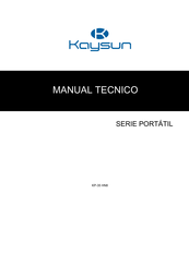 Kaysun PORTATIL Serie Manual Tecnico