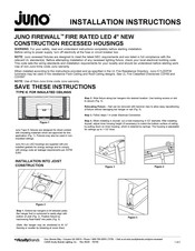 Juno FIREWALL IC1LEDFW Instrucciones De Instalación
