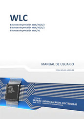 RADWAG WLC/A2/C/2 Manual De Usuario