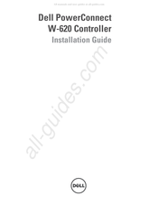 Dell PowerConnect W-620 Guia De Instalacion